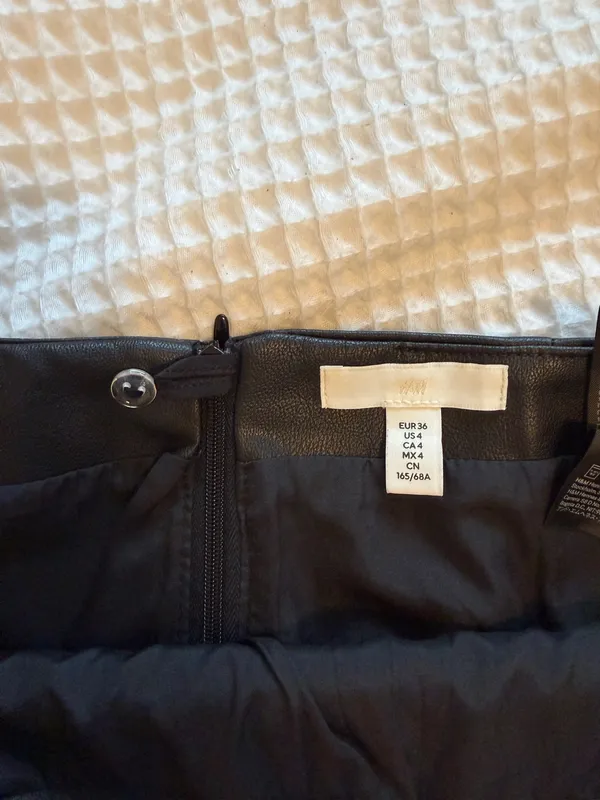 H&M Leather Skirt - Image 3