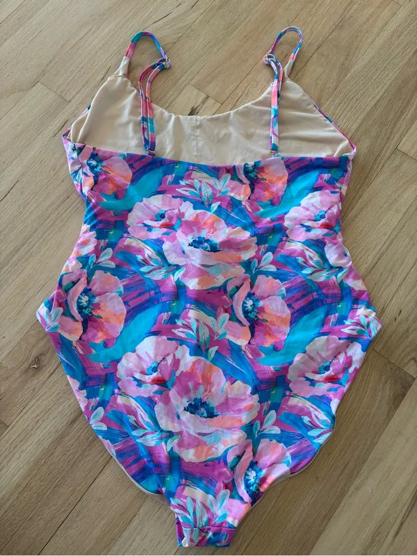Red Dress Boutique Palms Away Floral One-Piece Swimsuit - Image 5