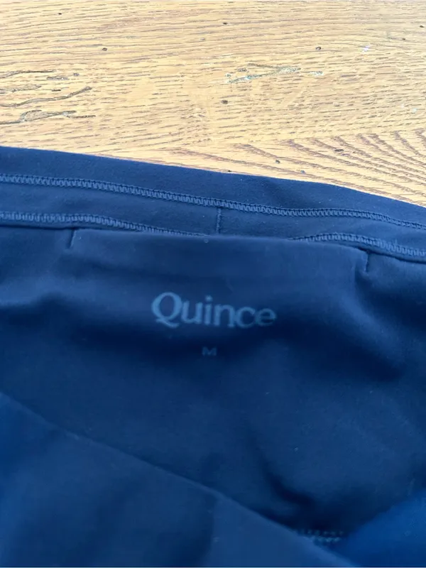 Quince Navy Blue Leggings Size M - Image 8