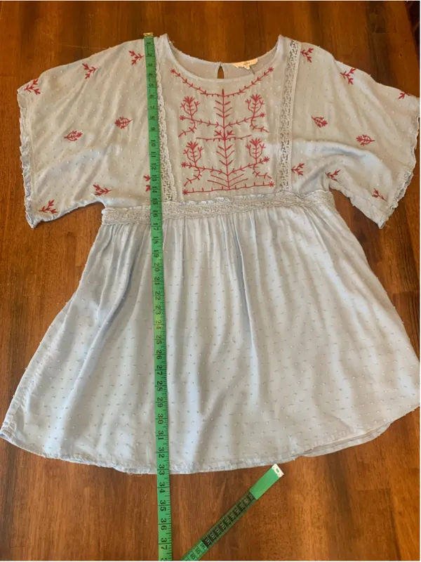 Entro Top Medium Baby Blue Red - Image 6