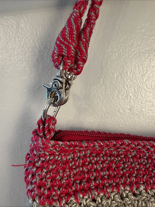 The Sak Colorful Rainbow Woven Crochet Bag - Image 3