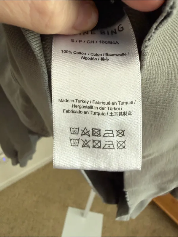 Anine Bing Harvey sweatshirt 100% cotton Small - Image 4
