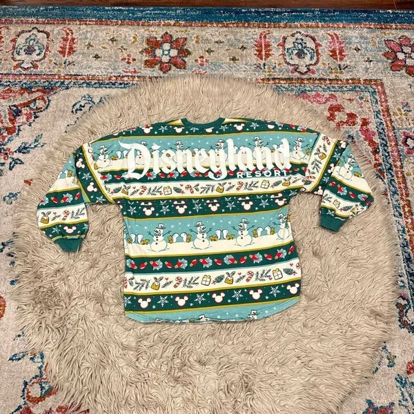 2022 DISNEY Spirit Jersey Adults - DISNEYLAND HOLIDAY CHRISTMAS UGLY SWEATER siz - Image 6