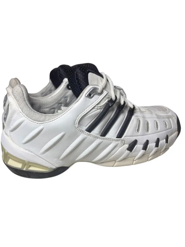 VINTAGE ADIDAS BARRICADE II W TENNIS SNEAKERS • White Black • Women's 9.5 Y2K - Image 2