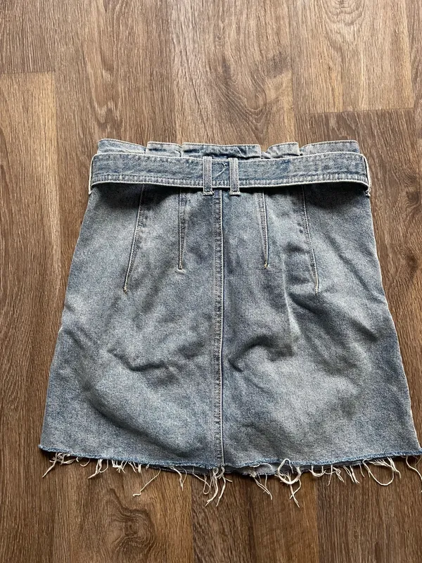 Free people denim tie skirt - Image 6