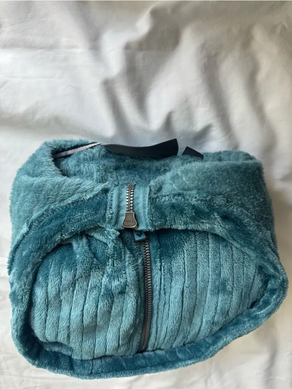 Free Country Plush Hooded Jacket in Teal - Image 10