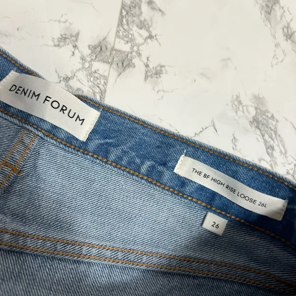 Denim‎ Forum Aritzia the bf high rise loose 26 Long - Image 5