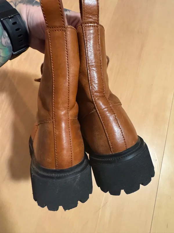 Madewell The Rayna Lace-Up Boot in Leather- 9 - Image 6