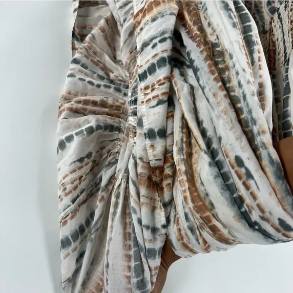 Free People Summer Vibes Tie‎ Dye Flounce Overlay Tube Jumpsuit - Image 13