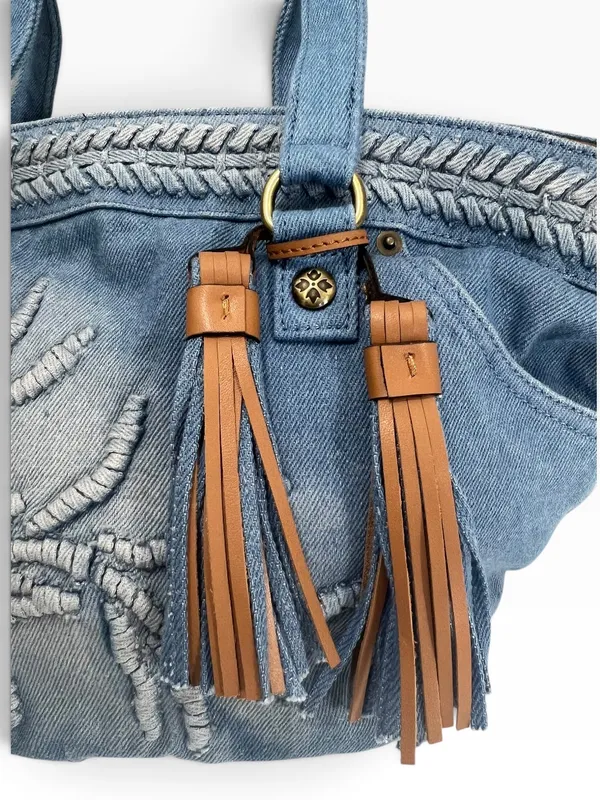 Patricia Nash Marconia Denim Tote - Image 8