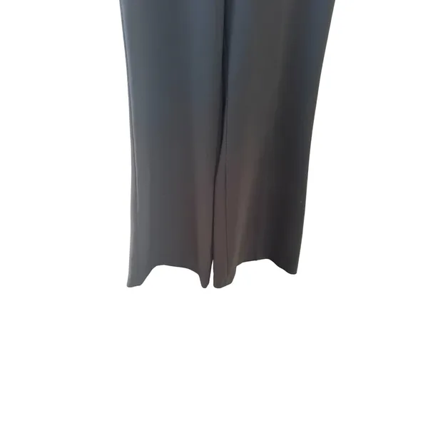 Urban Outfitters Womens Black High Waisted Wide Leg Trousers 6 Interview Outfit‎ - Image 4