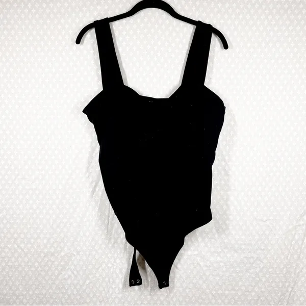 Abercrombie & Fitch Black Square Neck Bodysuit‎ - Image 2