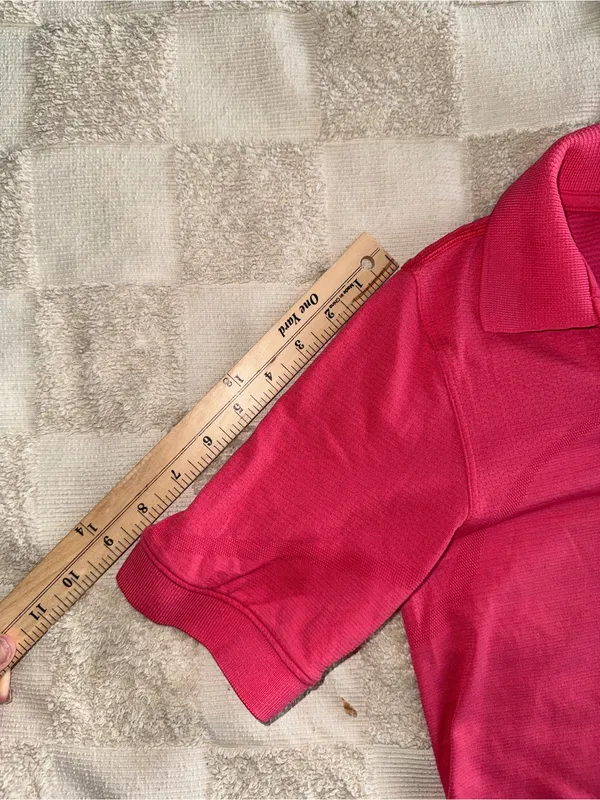 Lululemon Swiftly Tech Relaxed-Fit Cropped Polo Lip Gloss‎ size 0 - Image 5