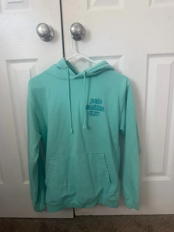 Pete smith surf shop hoodie Green - Image 2