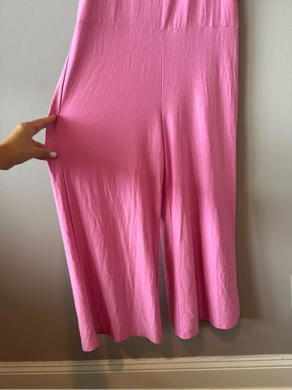 Beyond Yoga NWT Featherweight Hang Loose Racerback Jumpsuit in Pink Size XS - Image 4