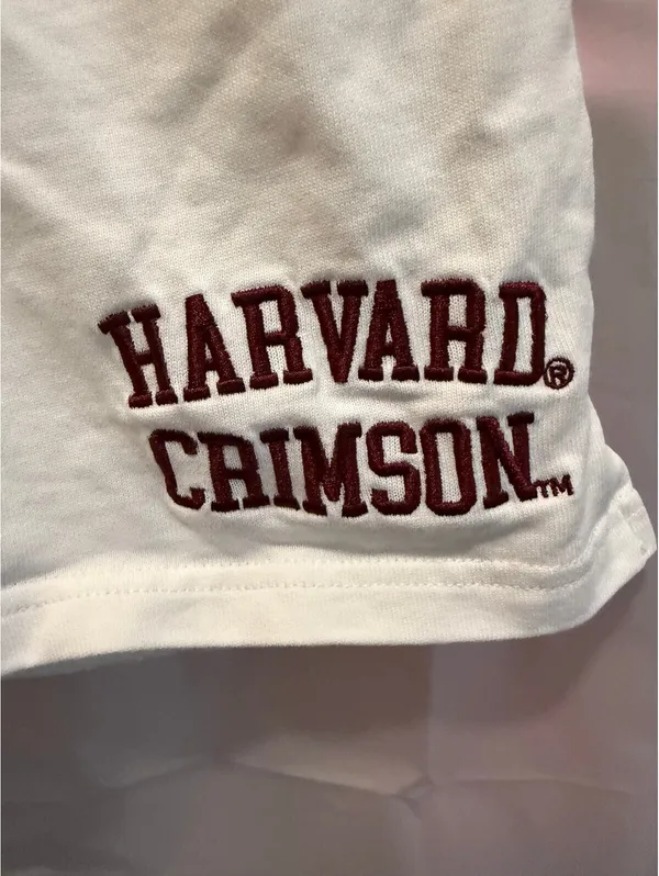Hype and Vice Harvard Crimson White Athletic Shorts Size Small - Image 3