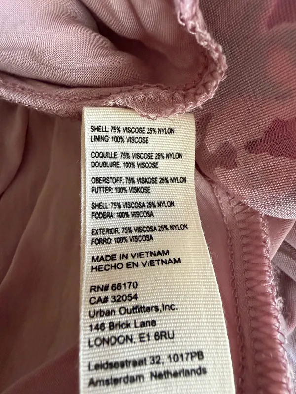 Free People Magenta Velour Paisley Dress - Image 7