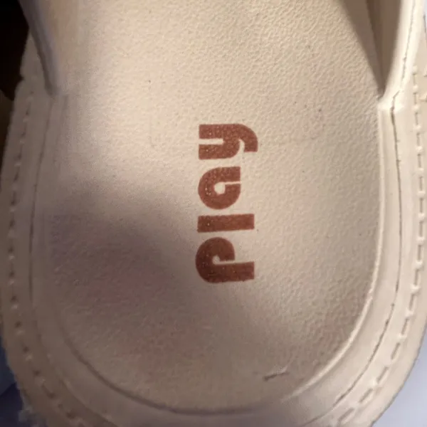 Play Platform Clogs Sandals Cream White Chunky Lug Sole Mule Shoes Size 8 EUR 39 - Image 4