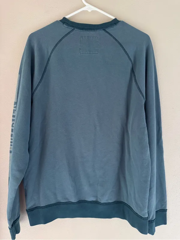 Men’s Hollister Size XL (Fits like a L) Y2K California Graphic Blue Crewneck - Image 3