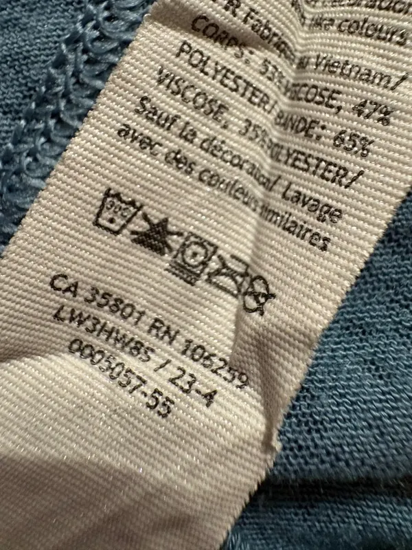 NWOT New Lululemon Blue Tie-Waist Short-Sleeve Crop T-Shirt Utility Blue 8 - Image 7