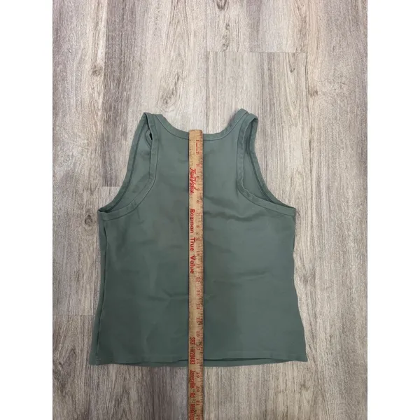 AND NOW THIS Women's Sage‎ Green Racerback Tank Top Size L - Image 5