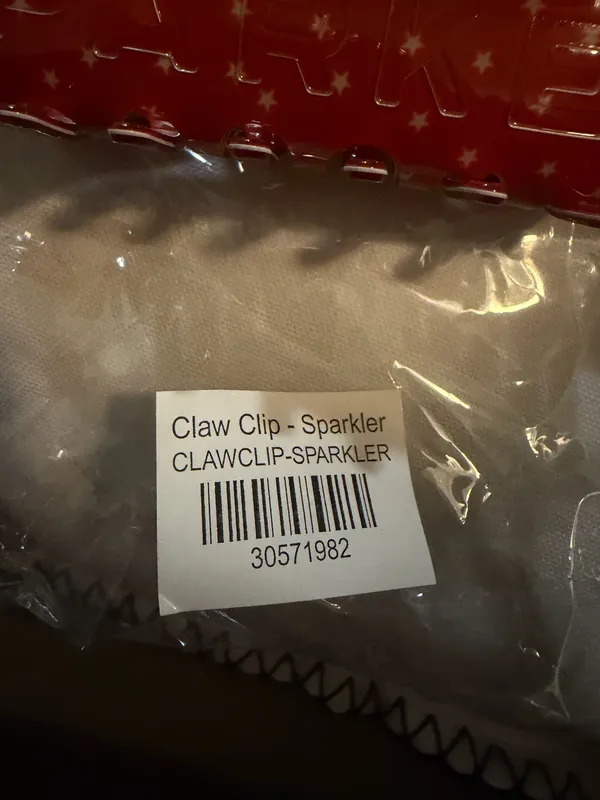 PARKE Claw Clip Coastal Collection Sparkler NIP - Image 6