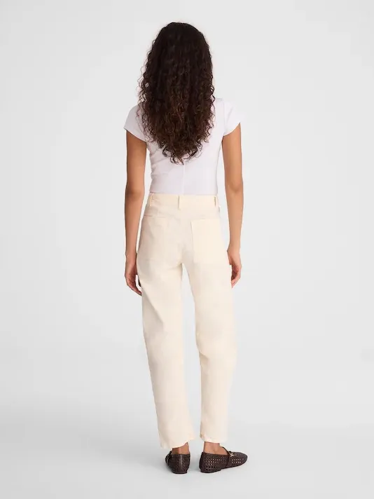 Madewell The Darted Barrel Leg Pant 25 - Image 3