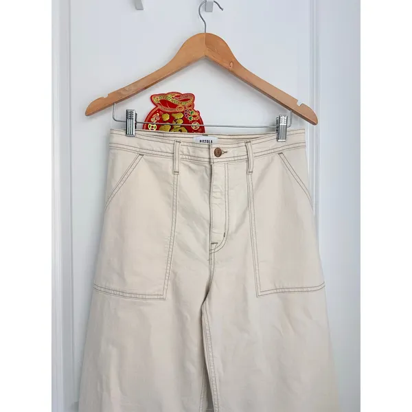 Pistola Penny Utility High-Rise‎ Wide-Leg Jeans Size 28" - Image 7