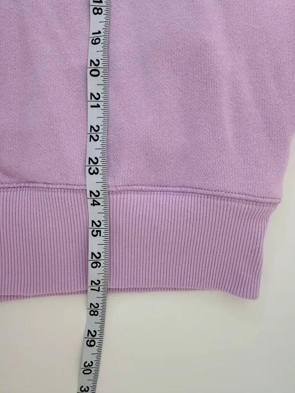 Aerie Light Purple Oversized Tunic Sweatshirt Lilac Pullover - Image 8