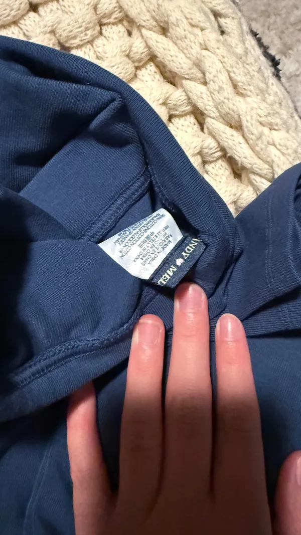 Brandy Melville Priscilla Pants Navy Blue - Image 3