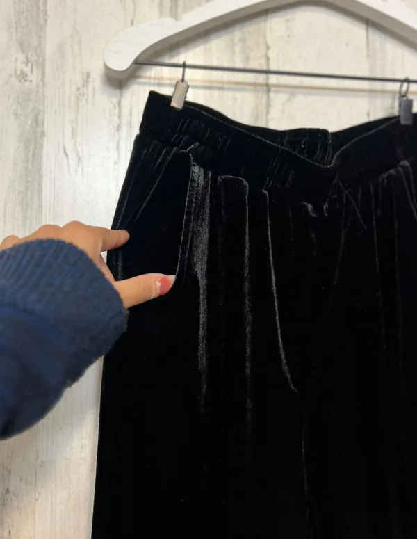 Black Velvet Pants - Image 3
