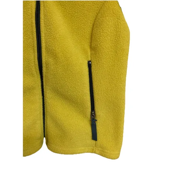 Patagonia Synchilla Vest Full Zip Fleece Vintage Y2K Bright Yellow Sz Md - Image 3