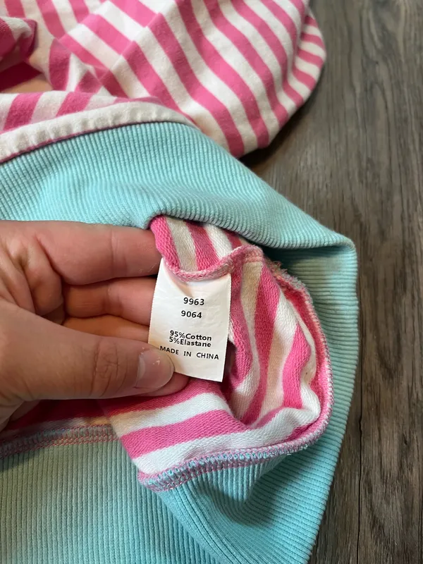 Amazon BTFBM Striped Crew Sweatshirt - Image 5