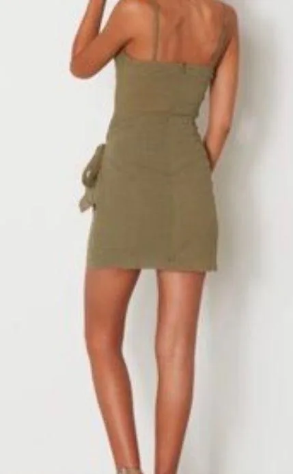 White Fox Boutique Red Wrap Dress - Image 3
