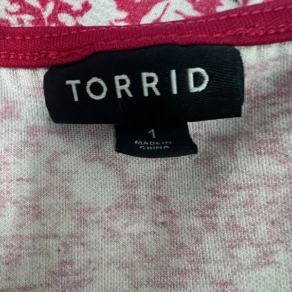 Torrid Maxi Dress Womens 1X Floral Stretch High Waist Cottagecore Fairy Modest - Image 3