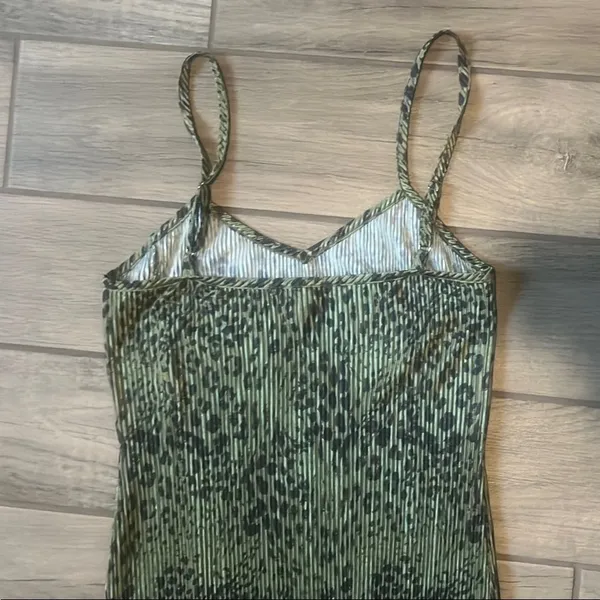 Forever 21 Green Slip Midi Dress Spaghetti Strap - Image 8