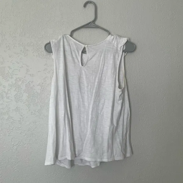 LOFT white blouse - Image 3