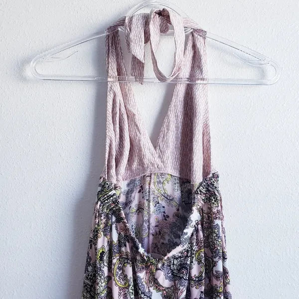 Victoria's Secret Silky Halter Maxi Floral Dress - Image 7