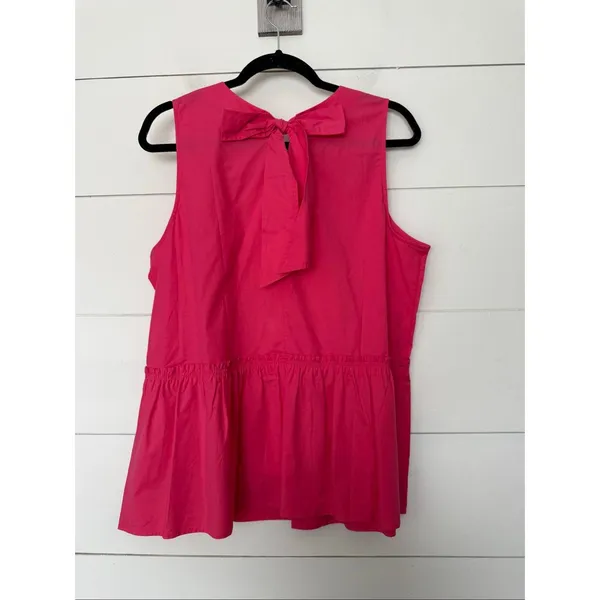 Ann Taylor Women’s Large Pink Bow Tank Top New Career Office Core Girly - Image 5
