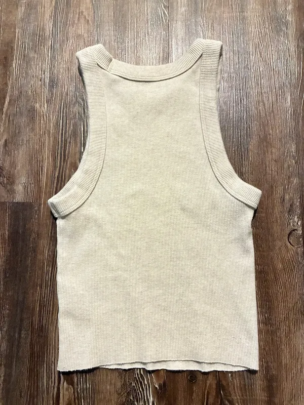 Aerie Ribbed High Neck Tank Top - Image 2