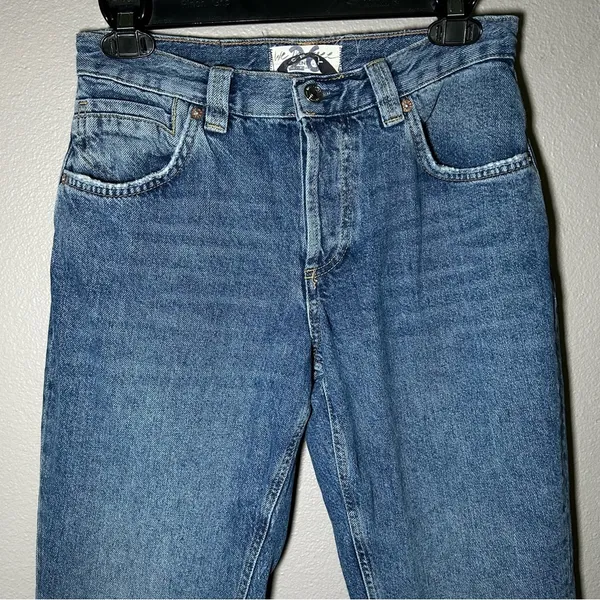 Free People Curvy Siren Low Rise Straight Leg Jeans women’s size 26 - Image 4