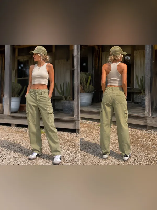 American Eagle Outfitters So Good Stretch Cargo Pants $69 MSRP - Image 2