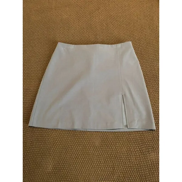 Sunday Best by Aritzia Light Blue Mini Skirt | Size 6 - Image 2