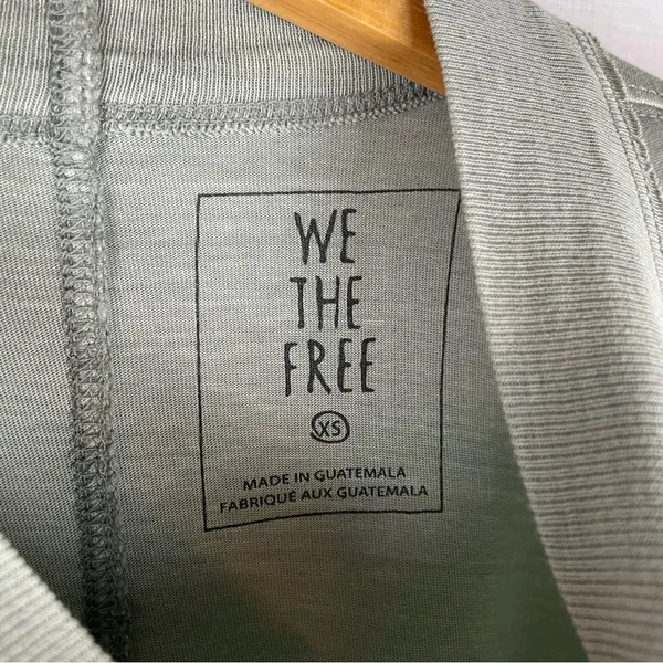 We The Free Green Oversized Long Sleeve Tunic XS - Image 4