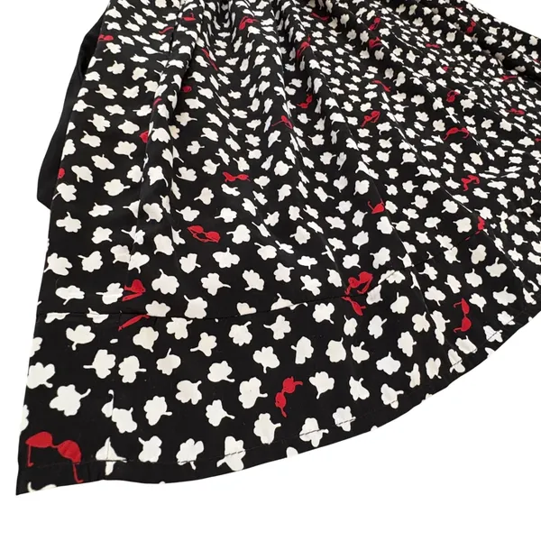 Maeve Anthropologie Odilla Dress Womens L Black Red‎ Sunglasses Belted Wedding - Image 5