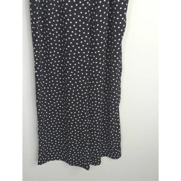 Zara Basic Black & White Polka Dot Pants‎ Women's XS Pinup Retro Preppy - Image 3