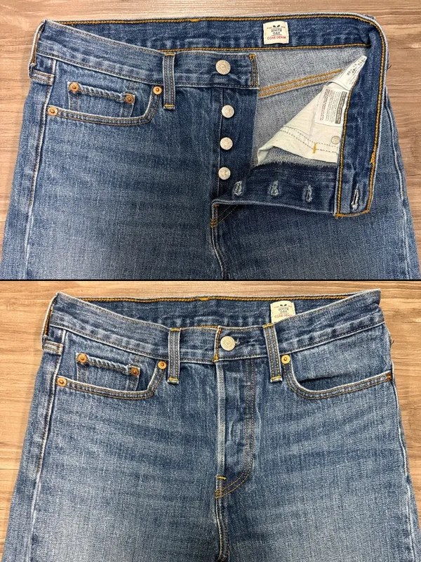Levi’s Wedgie Icon Jeans 29 White Oak Cone Denim Classic Tint $80 - Image 3