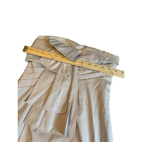 Akira Black Label Silver Strapless Dress Size S - Image 3