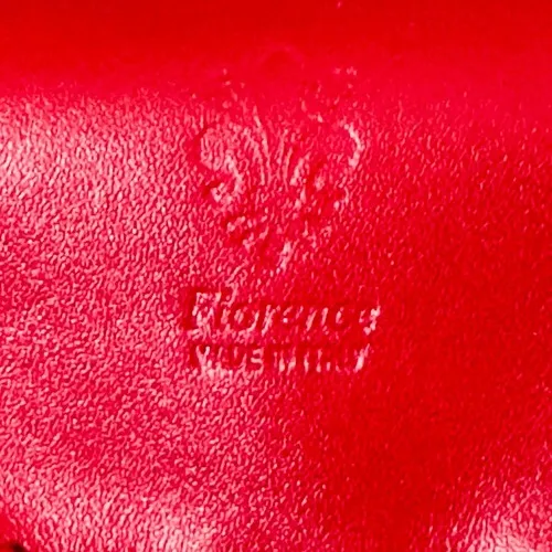 MASSIMO CASTELLO Tamonato Italian Leather Crossbody Bag Designer Luxury, Red NWT - Image 8