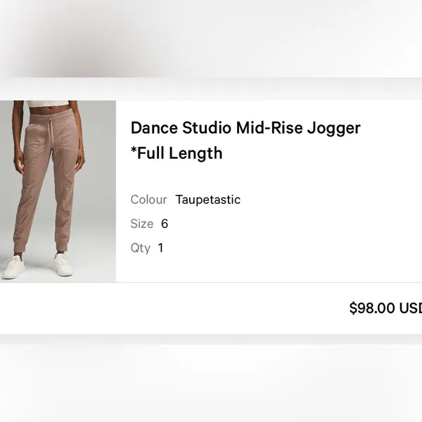 lululemon athletica Brown Ribbed Track Pants - Image 5